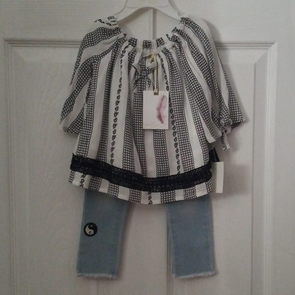Jessica Simpson b&w set NWT